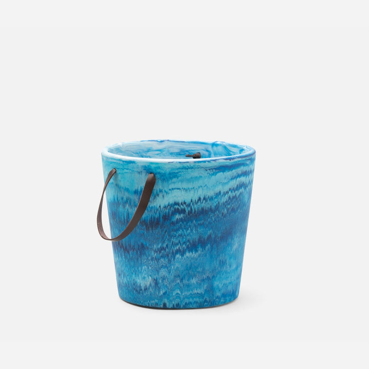Wesley Blue Swirled Resin Champagne Bucket