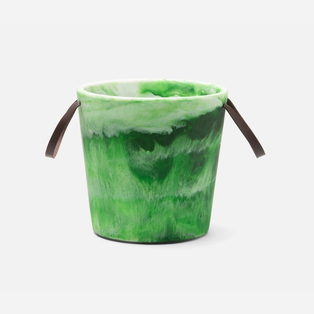Wesley Green Swirled Resin Champagne Bucket