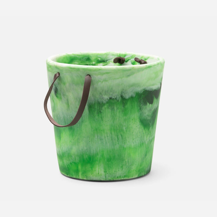 Wesley Green Swirled Resin Champagne Bucket