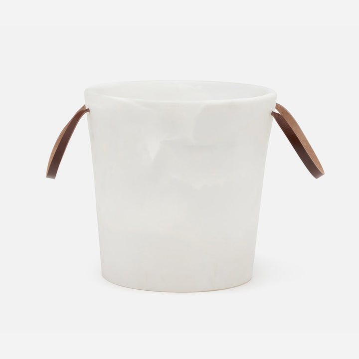 Wesley White Swirled Resin Champagne Bucket