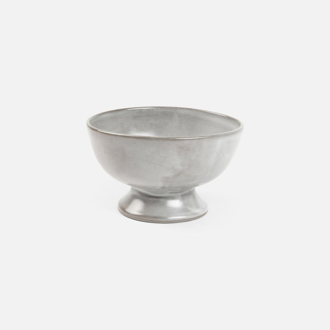 Wilson Cement Glaze Footed Serving Bowl Stoneware Large Pack/2
