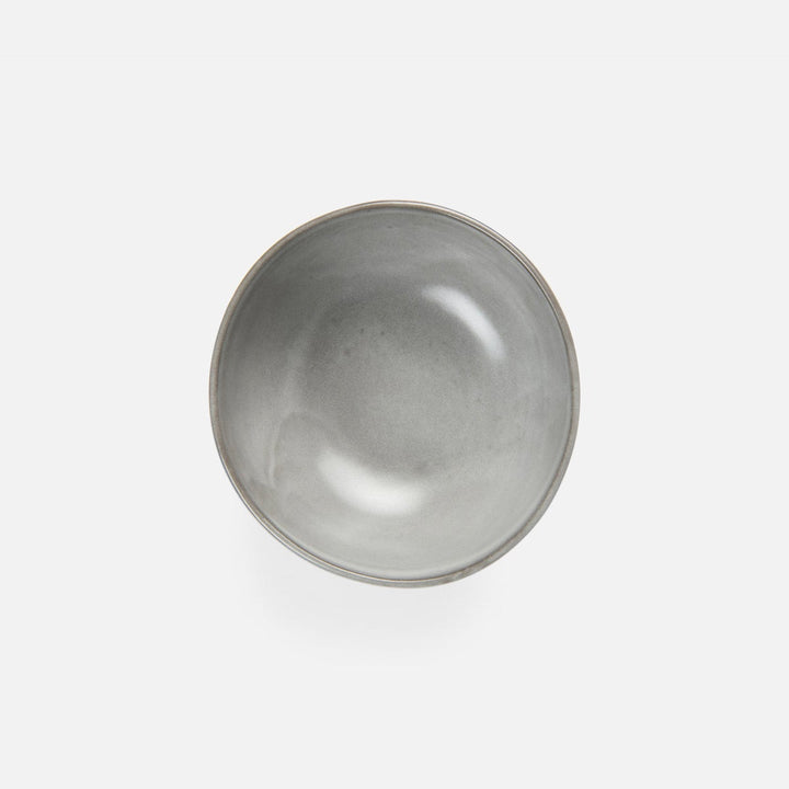 Wilson Cement Glaze Footed Serving Bowl Stoneware Large Pack/2