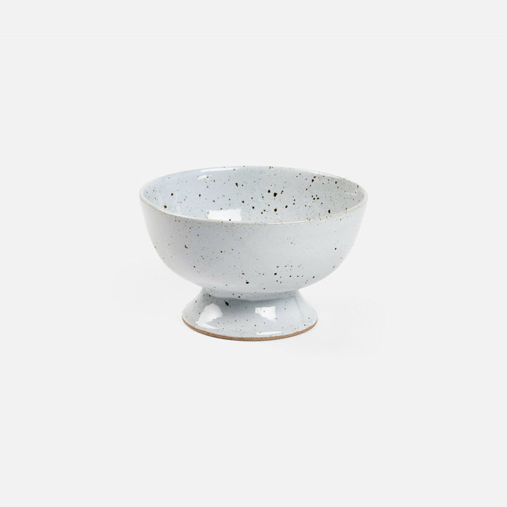 Wilson White Salt Glaze Footed Serving Bowl Stoneware Large Pack/2