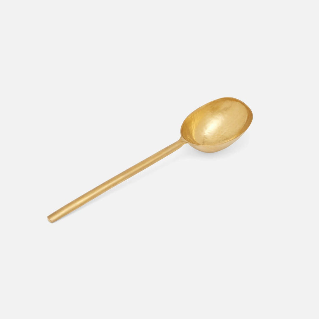 Jupiter Matte Gold Serving Spoon Metal Large Pack/2