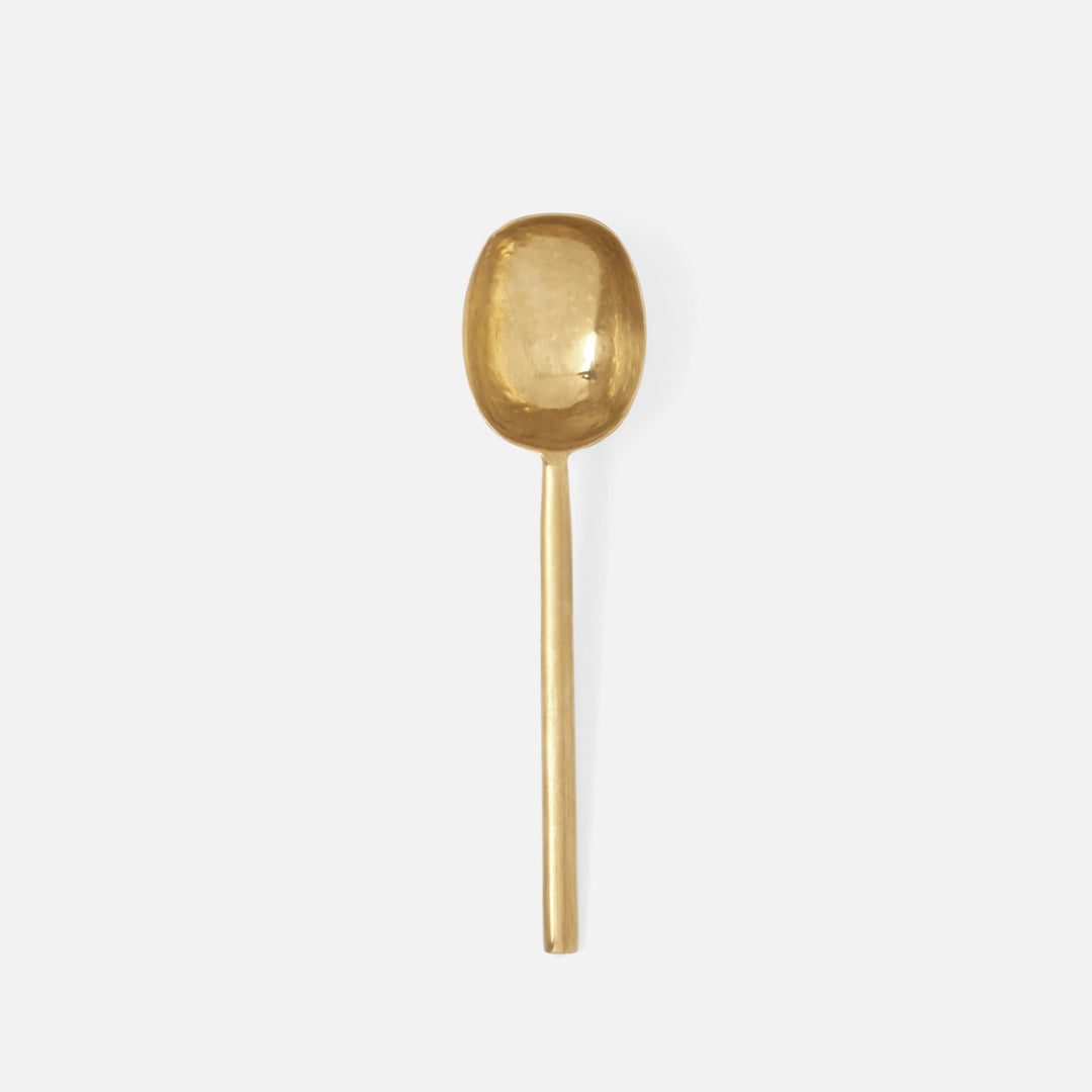 Jupiter Matte Gold Serving Spoon Metal Medium Pack/2