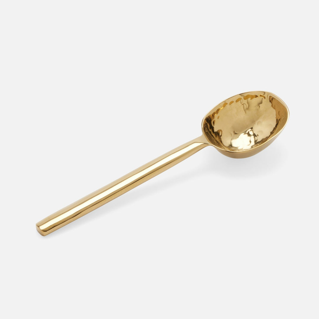 Jupiter Polished Gold Serving Spoon Metal Small Pack/2