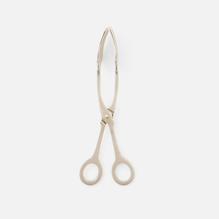 Zena Polished Nickel Serving Tongs Brass Pack/2 Boxed