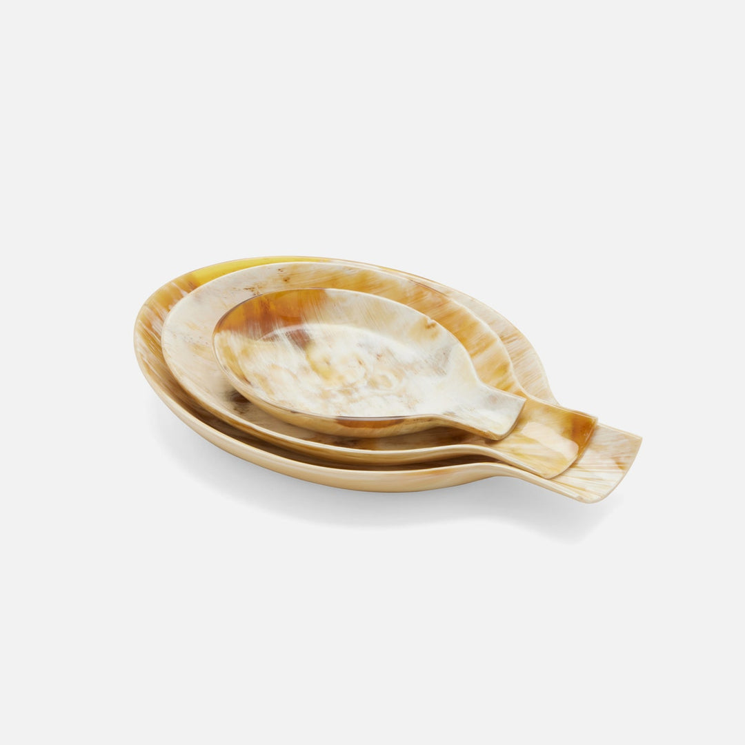 Lorant Natural Horn Spoon Rests Set/3