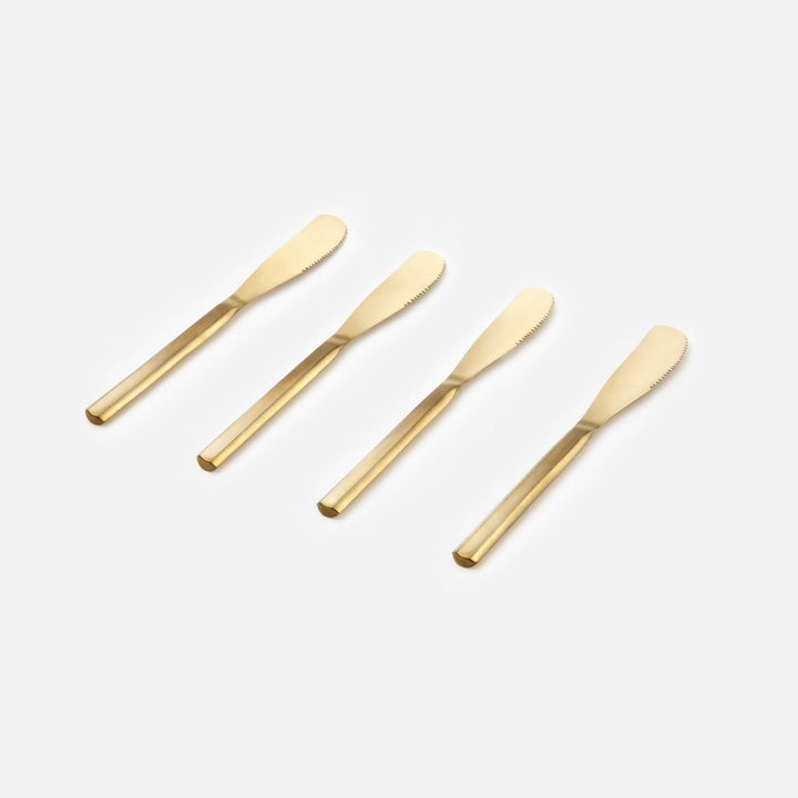 Roland Polished Gold Spreaders Set/4