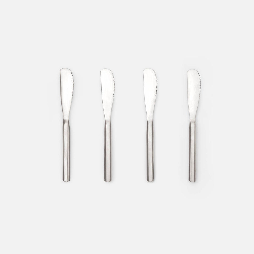 Roland Polished Silver Spreaders Set/4