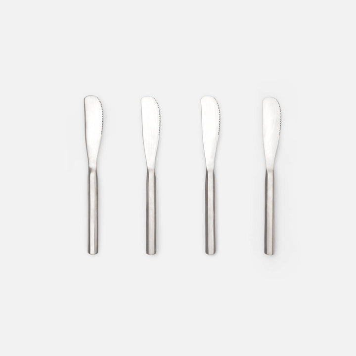 Roland Polished Silver Spreaders Set/4