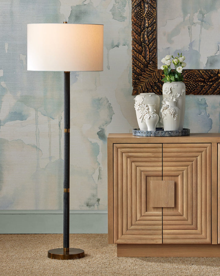 Floor Lamps Gavin Black Floor Lamp