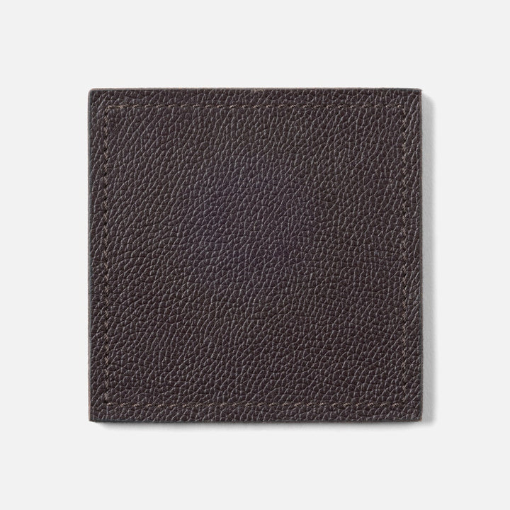 Evan Aubergine Square Coasters Boxed Set Of 4