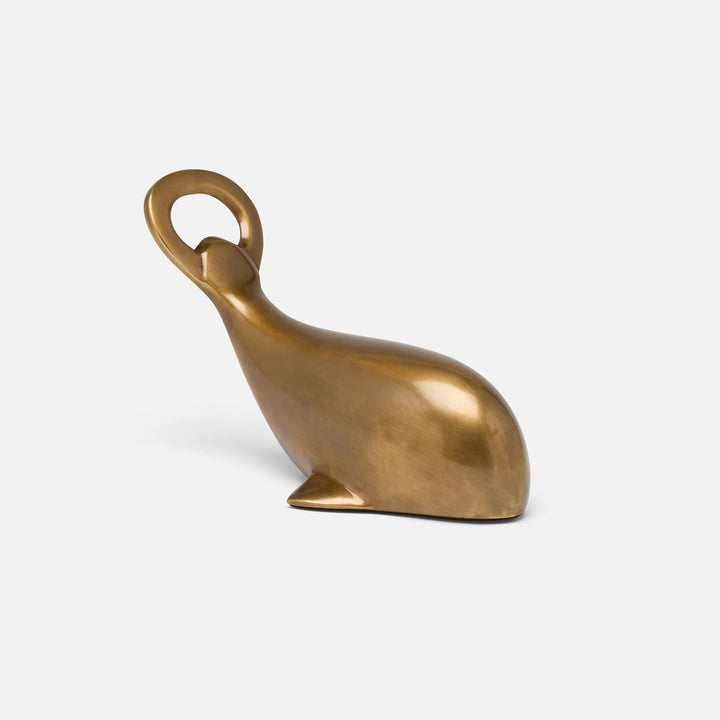 Moby Antique Brass Whale Bottle Opener Brass Pack/3
