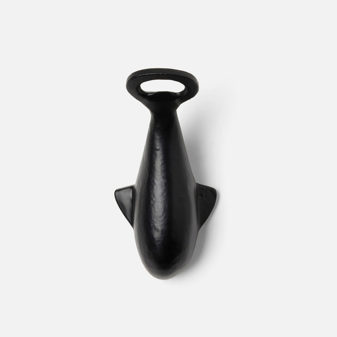 Moby Matte Black Whale Bottle Opener Iron Pack/3