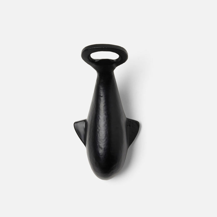 Moby Matte Black Whale Bottle Opener Iron Pack/3