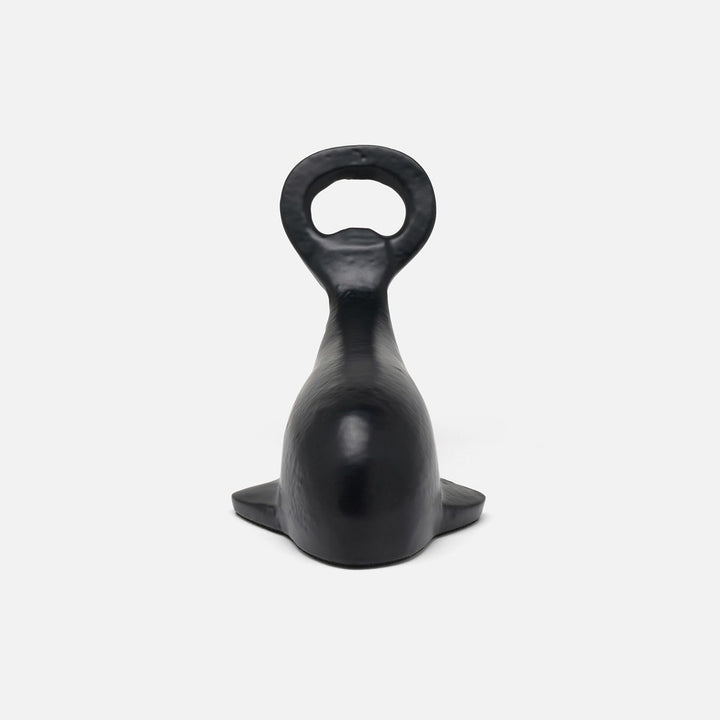 Moby Matte Black Whale Bottle Opener Iron Pack/3