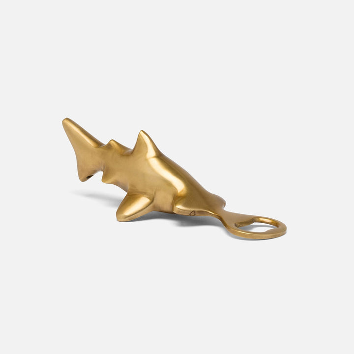 Tiago Antique Brass Hammerhead Shark Bottle Opener Brass Pack/3