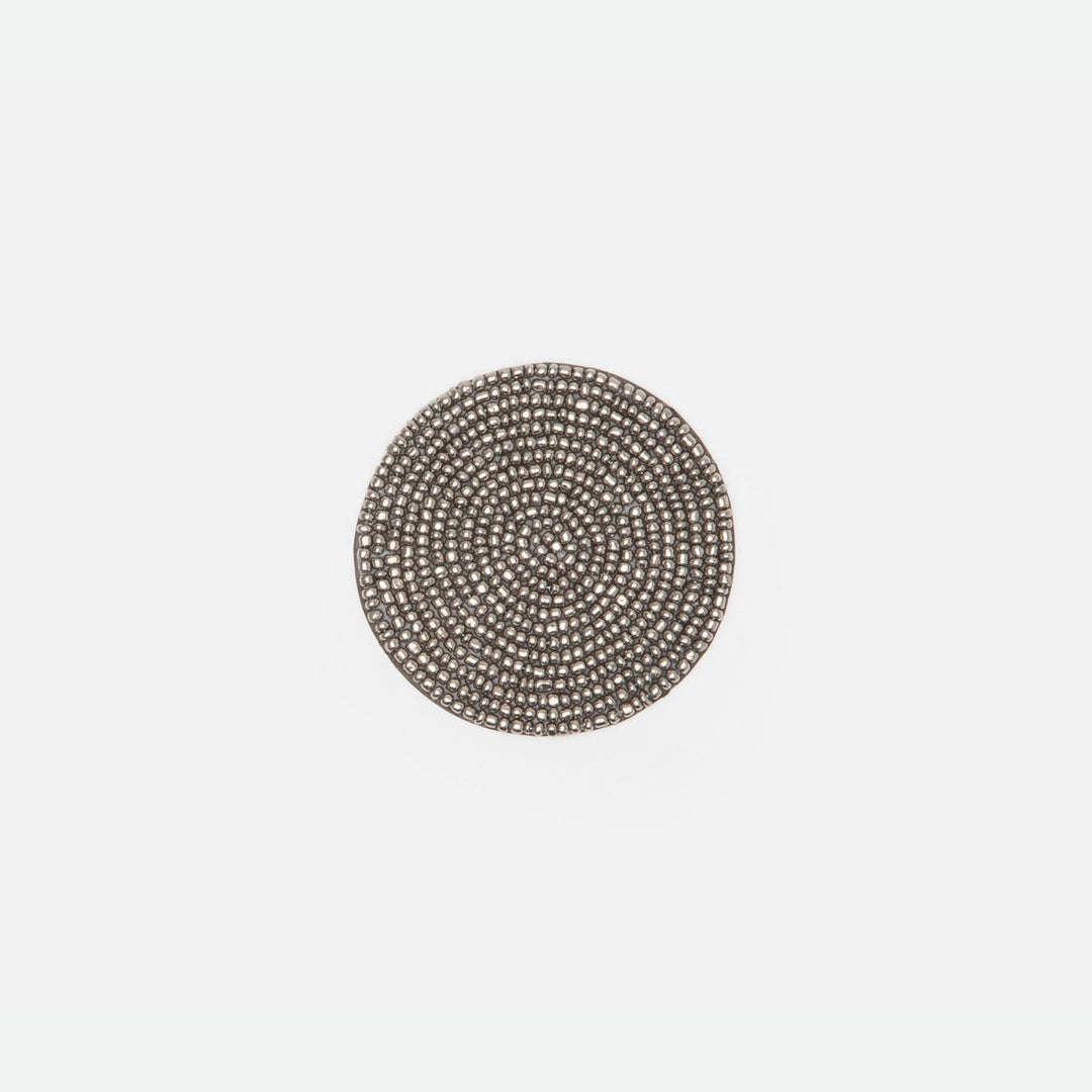 Aria Silver Round Coasters Boxed Set Of 4