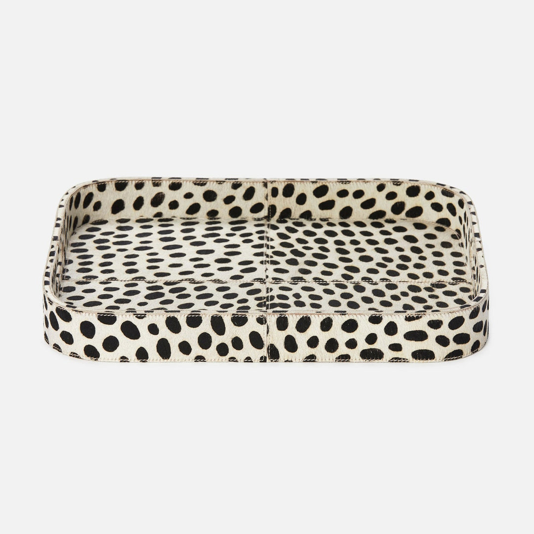 Bandar Dalmatian Print Tray Rr Hair-On-Hide