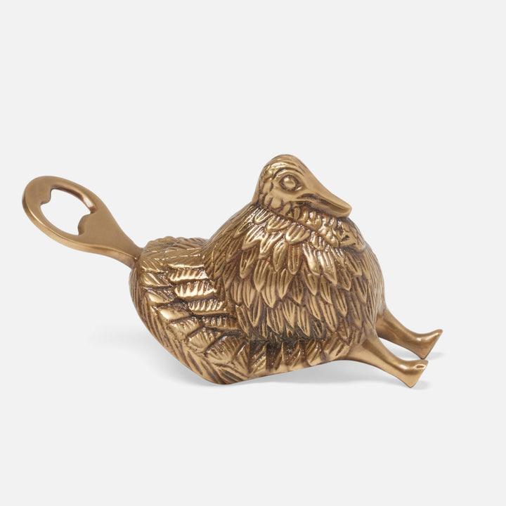 Alan Antique Brass Turkey Bottle Opener Metal Pack/3