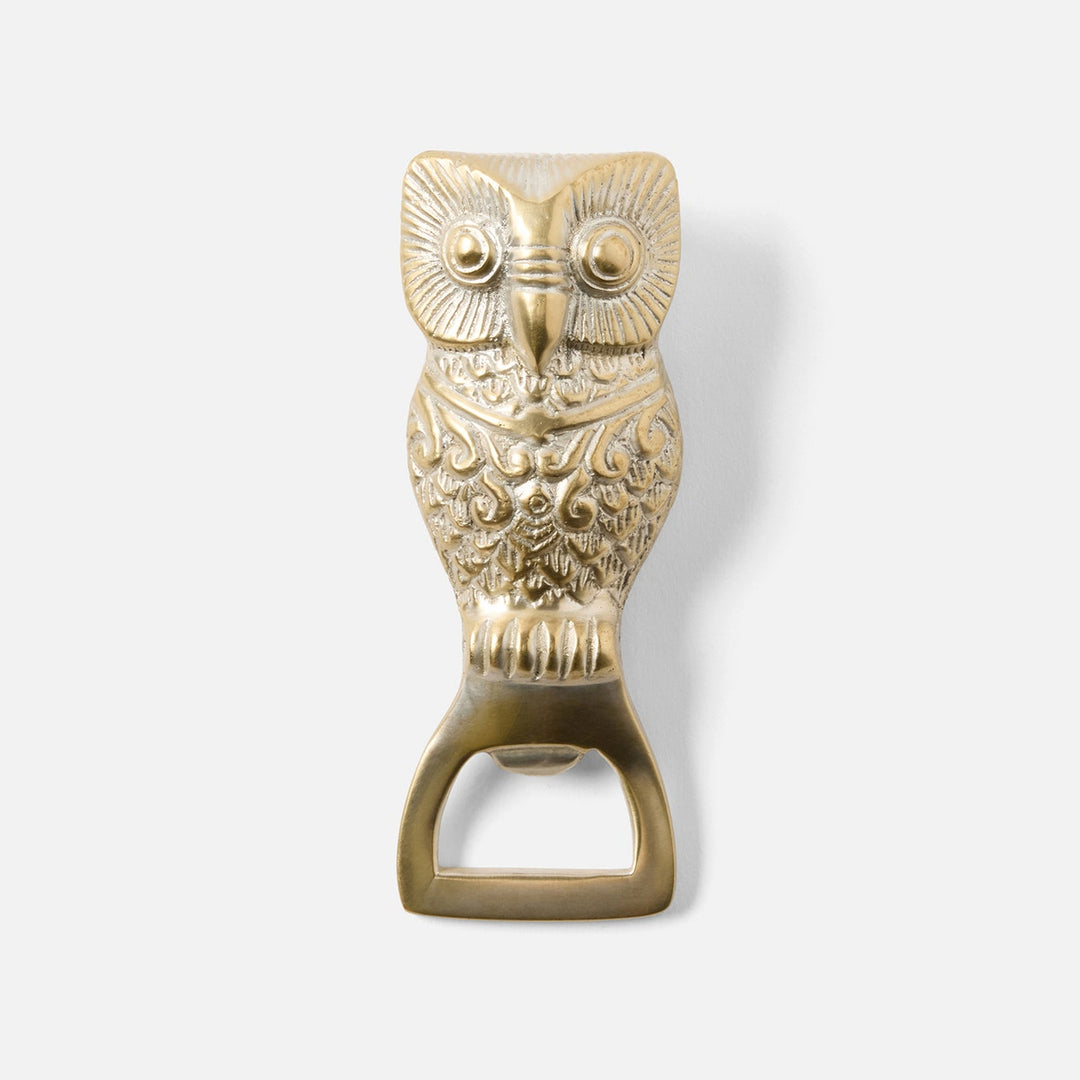 Archibald Tarnished Silver Owl Bottle Opener Large Metal Pack/3
