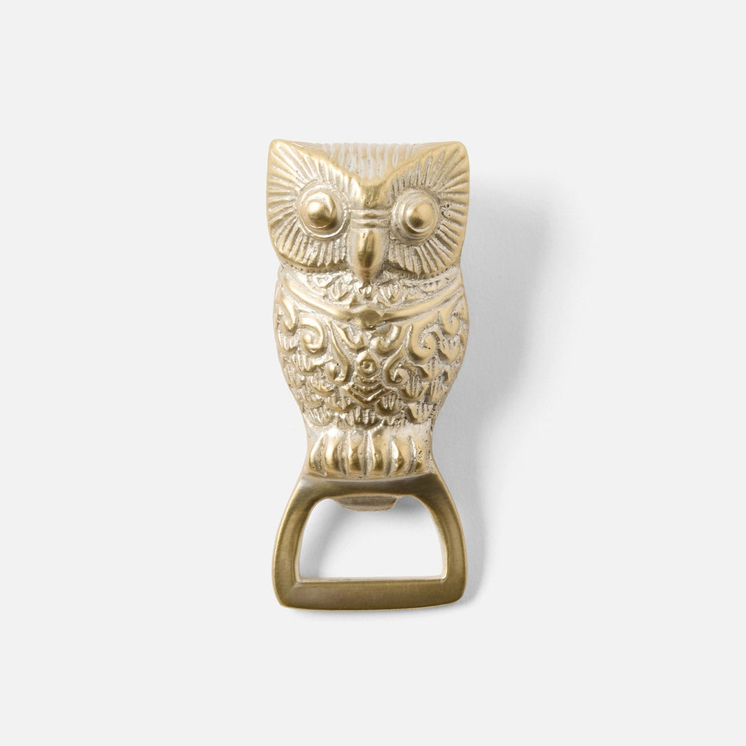 Archibald Tarnished Silver Owl Bottle Opener Mini Metal Pack/3