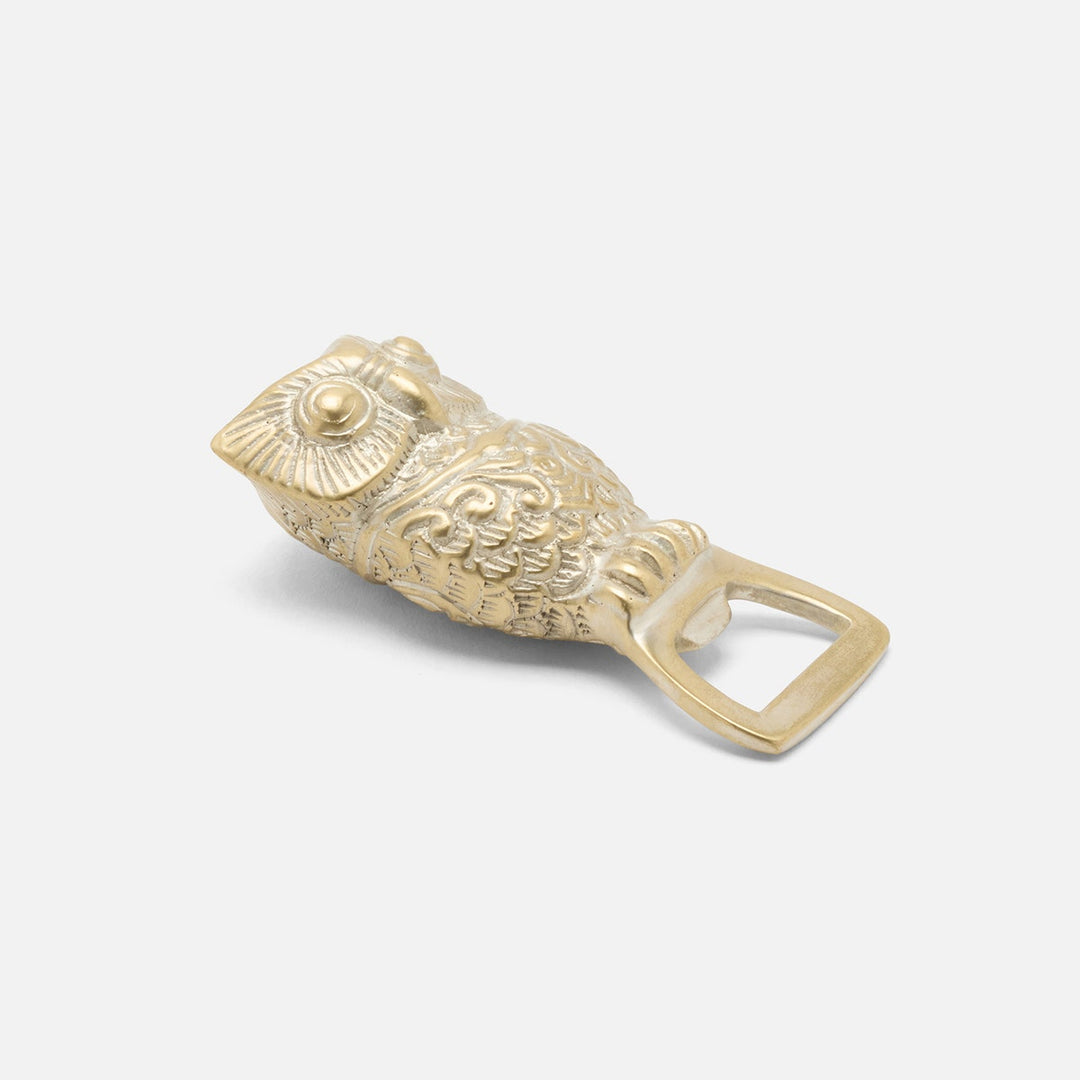 Archibald Tarnished Silver Owl Bottle Opener Mini Metal Pack/3