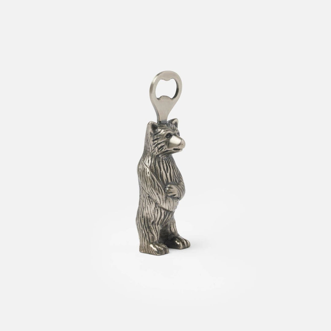 Benjamin Antique Pewter Bear Bottle Opener Pack/3