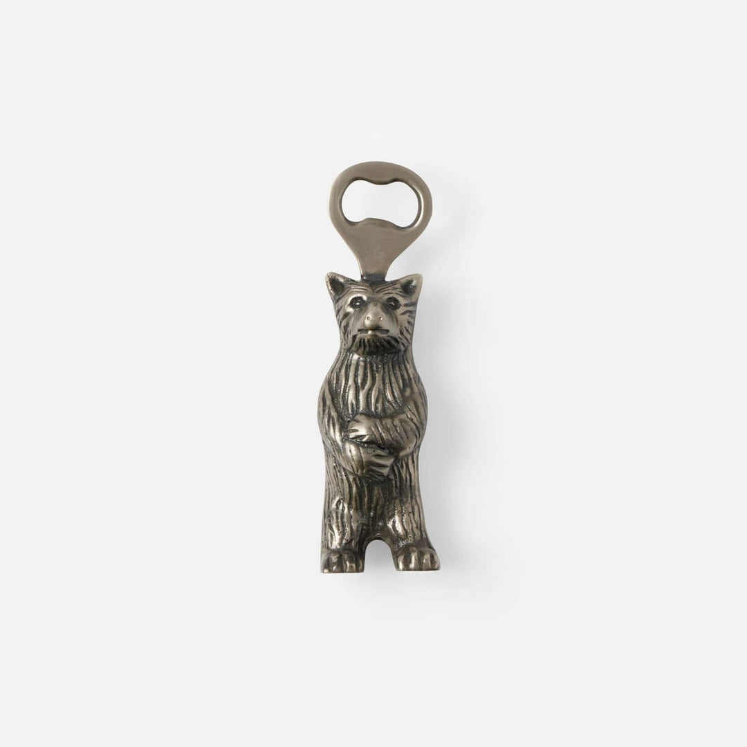 Benjamin Antique Pewter Bear Bottle Opener Pack/3