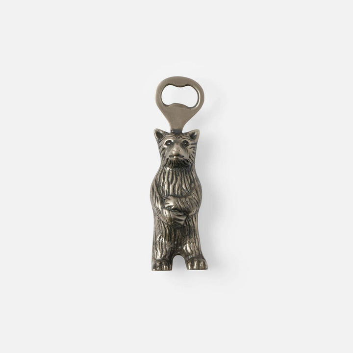Benjamin Antique Pewter Bear Bottle Opener Pack/3