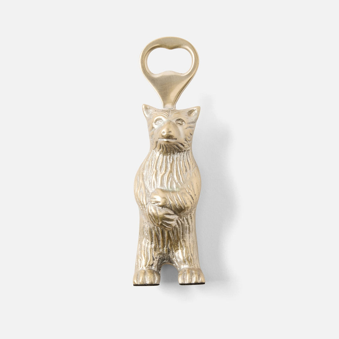 Benjamin Tarnished Silver Bear Bottle Opener Metal Pack/3