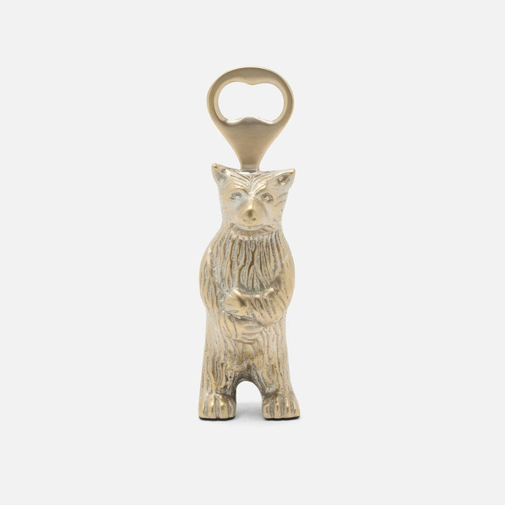 Benjamin Tarnished Silver Bear Bottle Opener Metal Pack/3