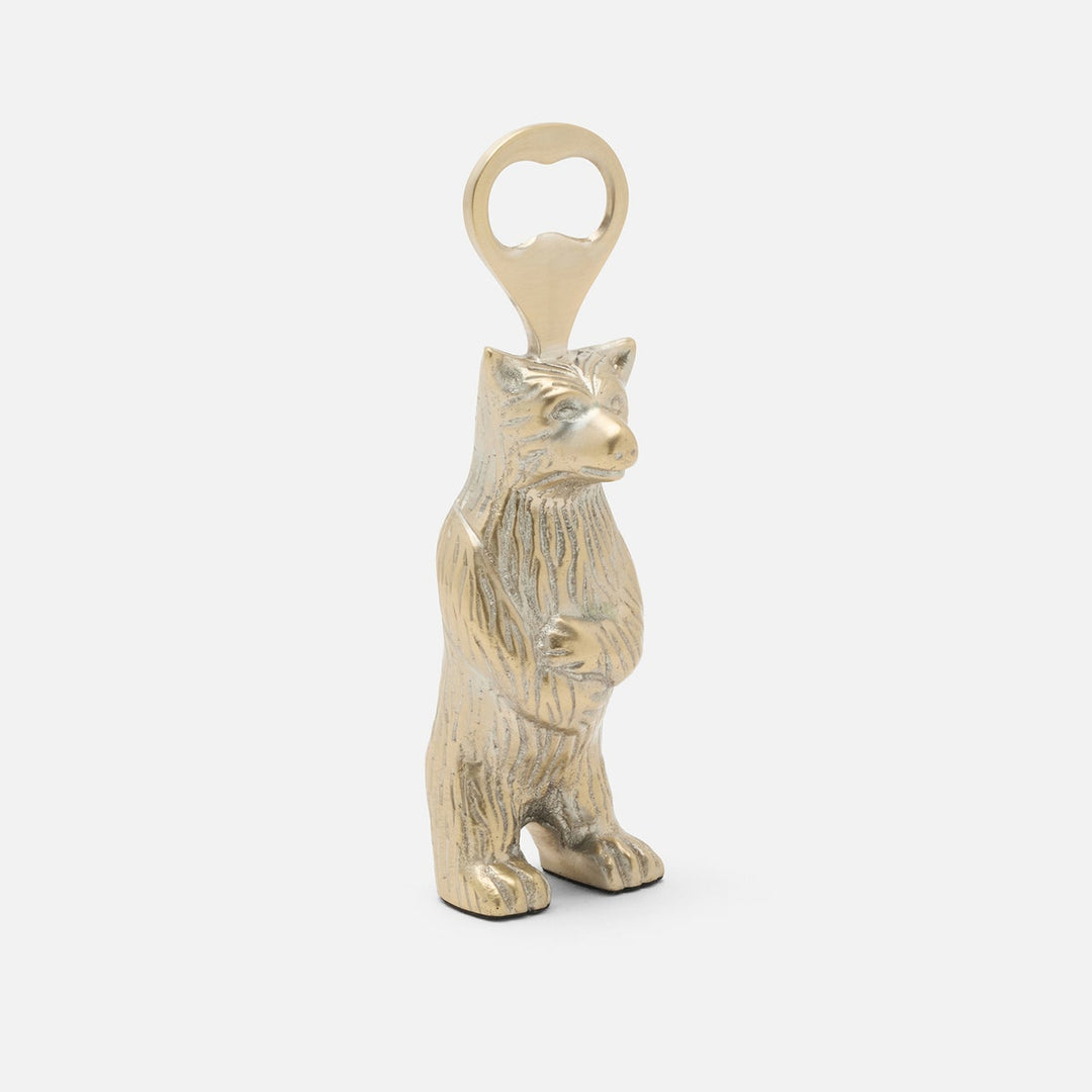 Benjamin Tarnished Silver Bear Bottle Opener Metal Pack/3