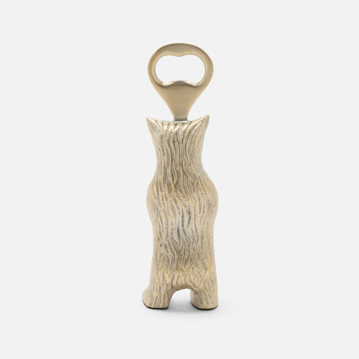 Benjamin Tarnished Silver Bear Bottle Opener Metal Pack/3