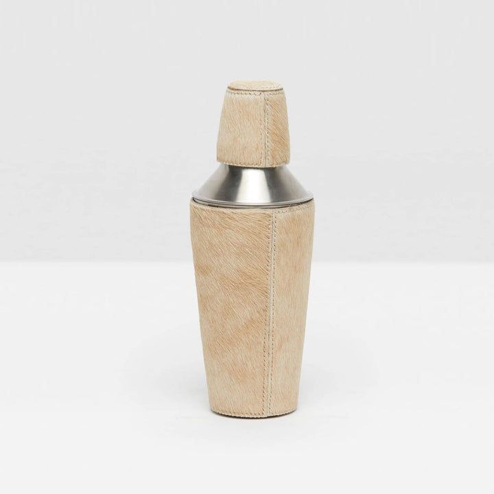 Browmley Beige Cocktail Shaker Hair-On-Hide