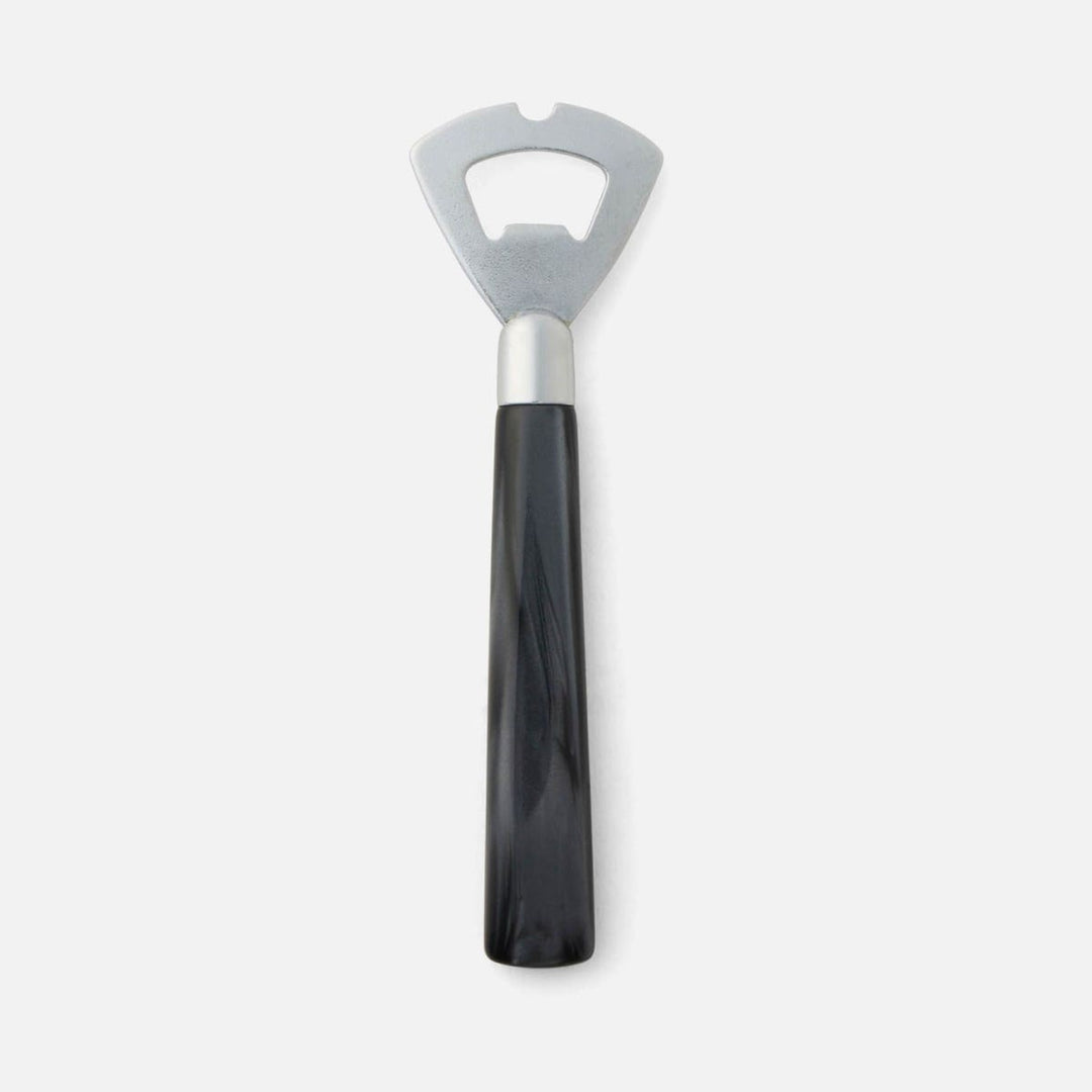 Colson Black/Polished Silver Bottle Opener Acrylic/Stainless Steel Pack/3