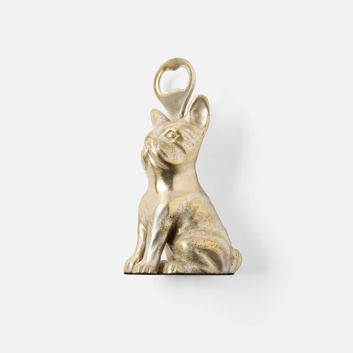 Cosette Tarnished Silver French Bulldog Bottle Opener Metal Pack/3