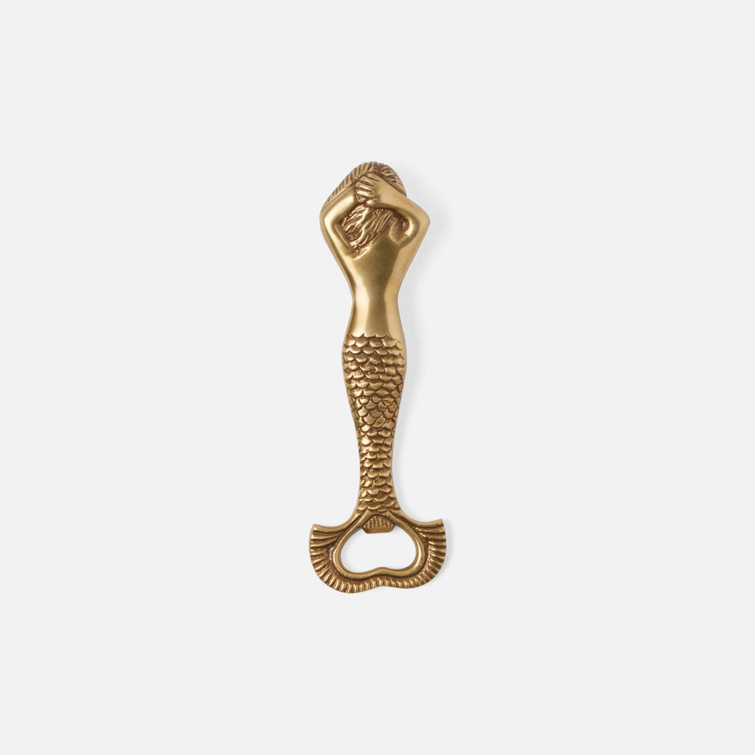 Ginger Mermaid Bottle Openers Antique Brass Set Of 2