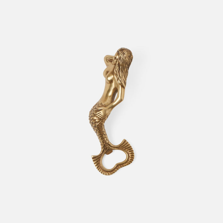 Ginger Mermaid Bottle Openers Antique Brass Set Of 2