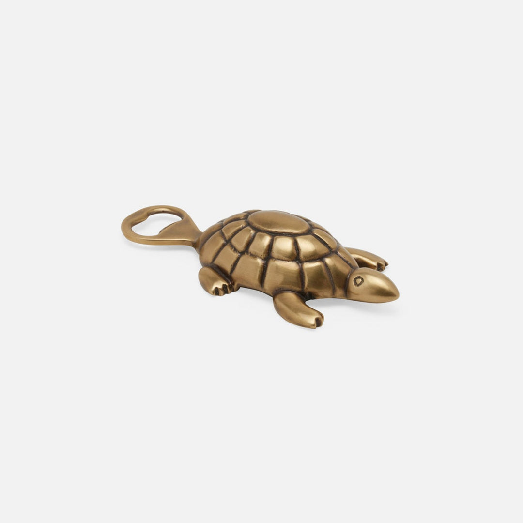 Gio Sealife Bottle Openers Antique Brass Set Of 3