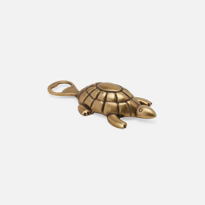 Gio Sealife Bottle Openers Antique Brass Set Of 3