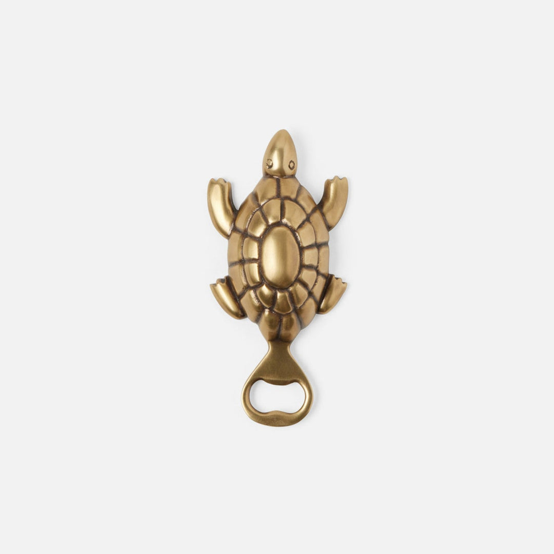 Gio Sealife Bottle Openers Antique Brass Set Of 3