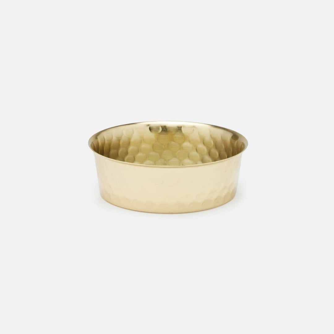 Jeremiah Matte Gold Wine Coaster Pack/2