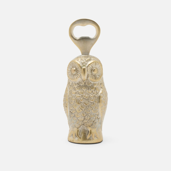 Marvin Tarnished Silver Owl Bottle Opener Metal Pack/3