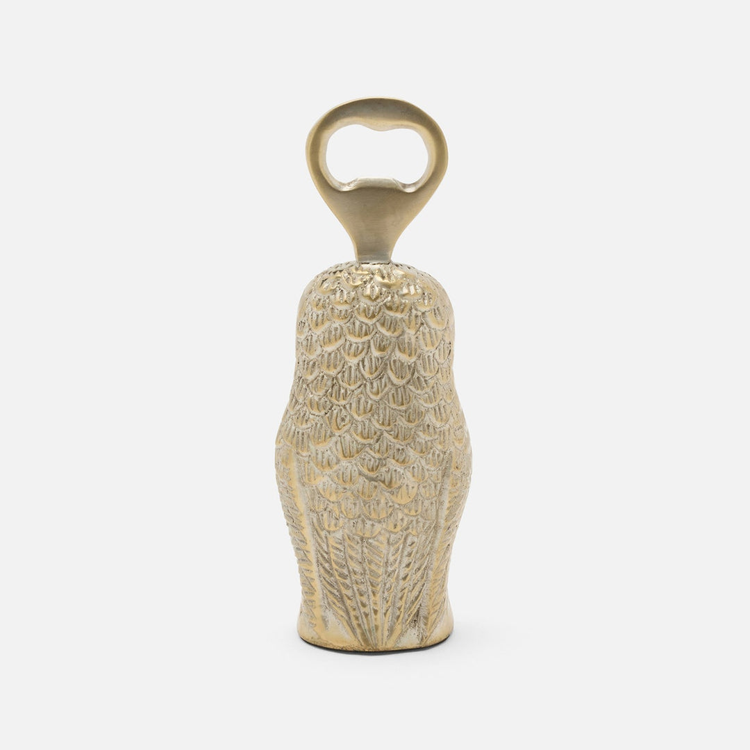 Marvin Tarnished Silver Owl Bottle Opener Metal Pack/3