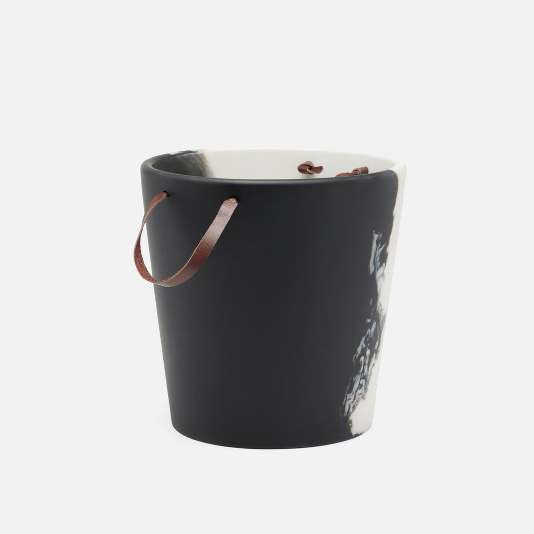 Maxton Black/White Champagne Bucket Resin
