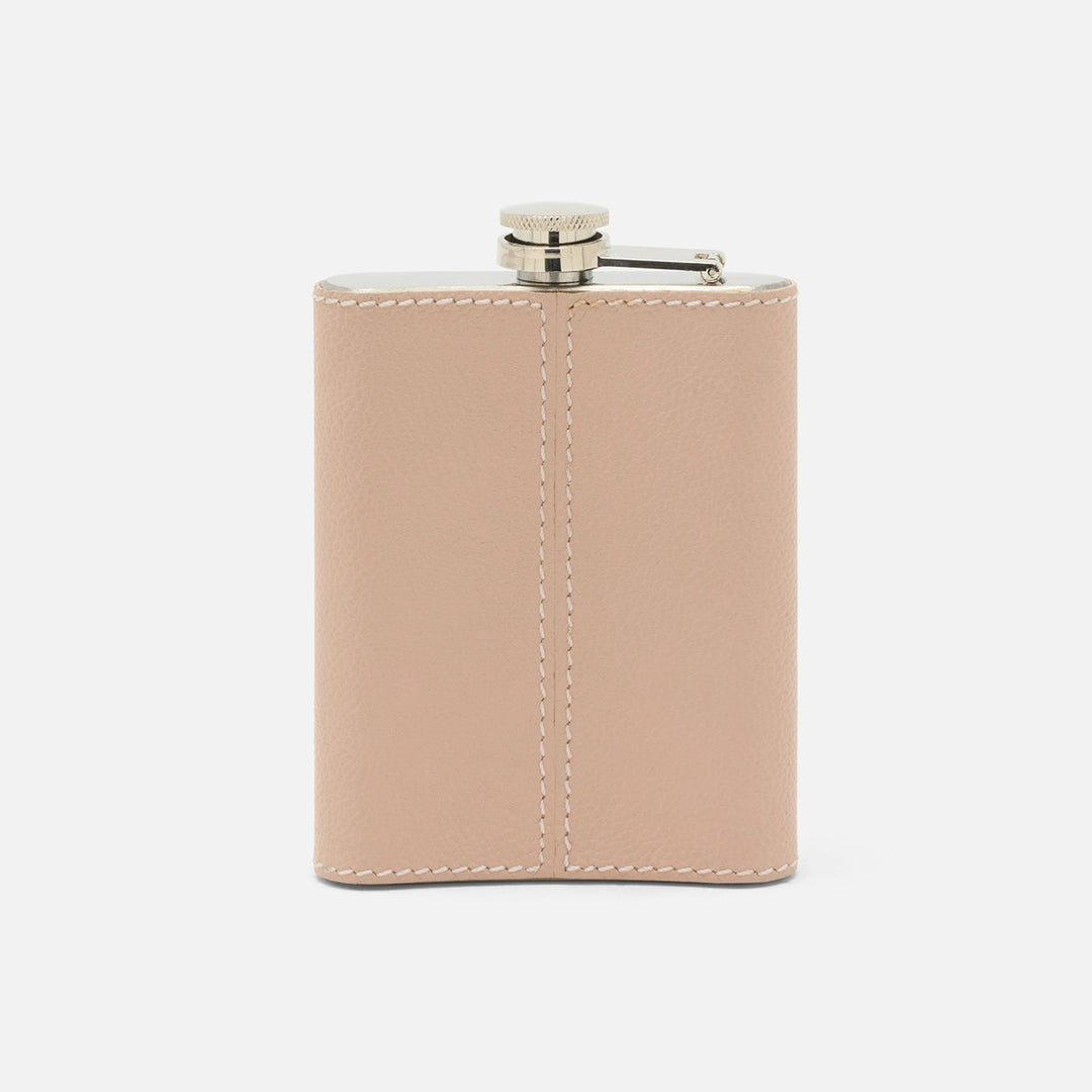 Warren Dusty Rose Flask Stainless Steel/Full-Grain Leather