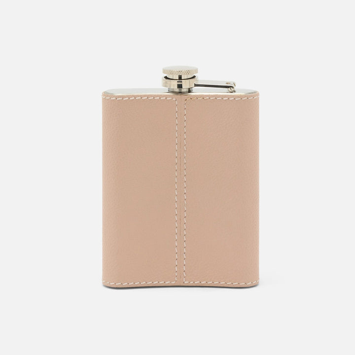 Warren Dusty Rose Flask Stainless Steel/Full-Grain Leather