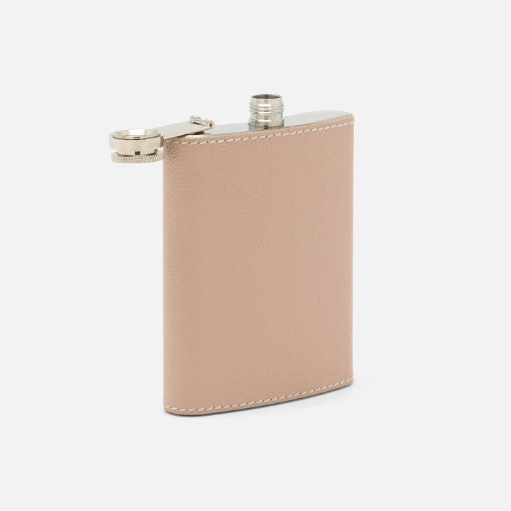 Warren Dusty Rose Flask Stainless Steel/Full-Grain Leather